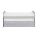 OrionTwin/Twin Bed with Twin Trundle GREY
