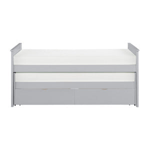 OrionTwin/Twin Bed with Storage Boxes GREY