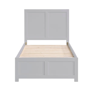 Orion Twin Platform Bed GREY