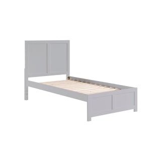 Orion Twin Platform Bed GREY