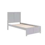 Orion Twin Platform Bed GREY