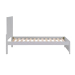 Orion Twin Platform Bed GREY
