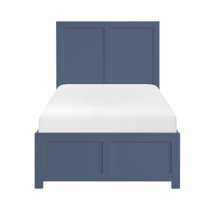 Nora Twin Platform Bed BLUE