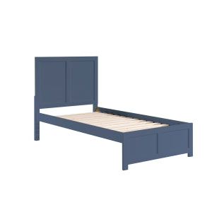 Nora Twin Platform Bed BLUE