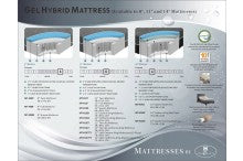 Mira Split Eastern King 11'' Gel-Infused Memory Foam Hybrid Mattress
