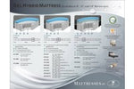 Mira California King 11'' Gel-Infused Memory Foam Hybrid Mattress