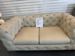 100% ITALIAN LEATHER LOVESEAT