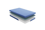Leo 7" Twin Gel-Infused Memory Foam Blue