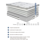 Vela California King 12" Hybrid Mattress