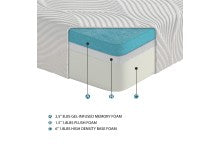 Altair Queen 10'' Gel-Infused Memory Foam Mattress