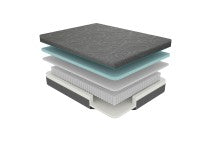 Mira California King 11'' Gel-Infused Memory Foam Hybrid Mattress
