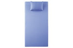 Leo 7" Twin Gel-Infused Memory Foam Blue