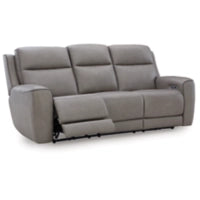 5Z-Comfort PWR REC Leather Sofa with ADJ Headrest COIN