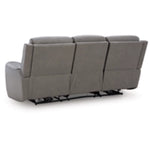 5Z-Comfort PWR REC Leather Sofa with ADJ Headrest COIN
