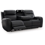 5Z-Comfort PWR REC Leather Sofa with ADJ Headrest ONYX