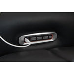 5Z-Comfort PWR REC Leather Sofa with ADJ Headrest ONYX