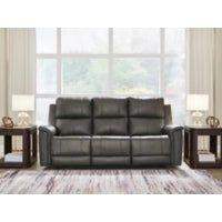 Bleckley PWR REC Leather Sofa with ADJ Headrest ANCHOR