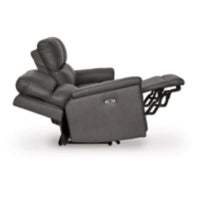 Bleckley PWR REC Leather Sofa with ADJ Headrest ANCHOR