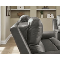 Bleckley PWR REC Leather Sofa with ADJ Headrest ANCHOR