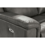 Bleckley PWR REC Leather Sofa with ADJ Headrest ANCHOR