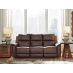 Bleckley PWR REC Leahter Sofa with ADJ Headrest EXPRESSO