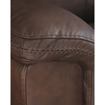 Bleckley PWR REC Leahter Sofa with ADJ Headrest EXPRESSO