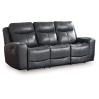 Next Move PWR REC Leather Sofa with ADJ Headrest ADMIRAL