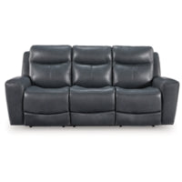 Next Move PWR REC Leather Sofa with ADJ Headrest ADMIRAL