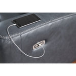 Next Move PWR REC Leather Sofa with ADJ Headrest ADMIRAL