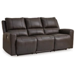 Boxmere Reclining Power Leather Sofa STORM