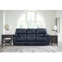 Leesworth Reclining Leather Power Sofa OCEAN