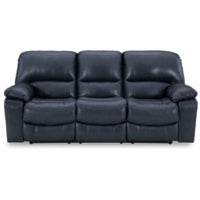 Leesworth Reclining Leather Power Sofa OCEAN
