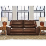 DeepWakes 2 Seat PWR REC 100% Leather Sofa ADJ HDREST CANYON