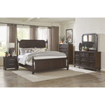 Cardano Post Bed CHARCOAL