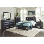 Rosemont Queen Storage Platform Bed MIDNITE BLUE