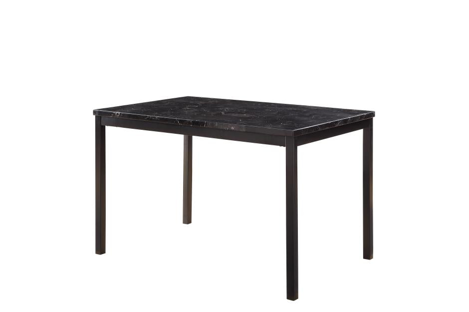 Tempe 5pcs Dinette Set BLACK TOP