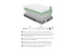 Findlay 12" Eastern King Green Tea Gel-Infused Memory Foam Hybrid Mattress
